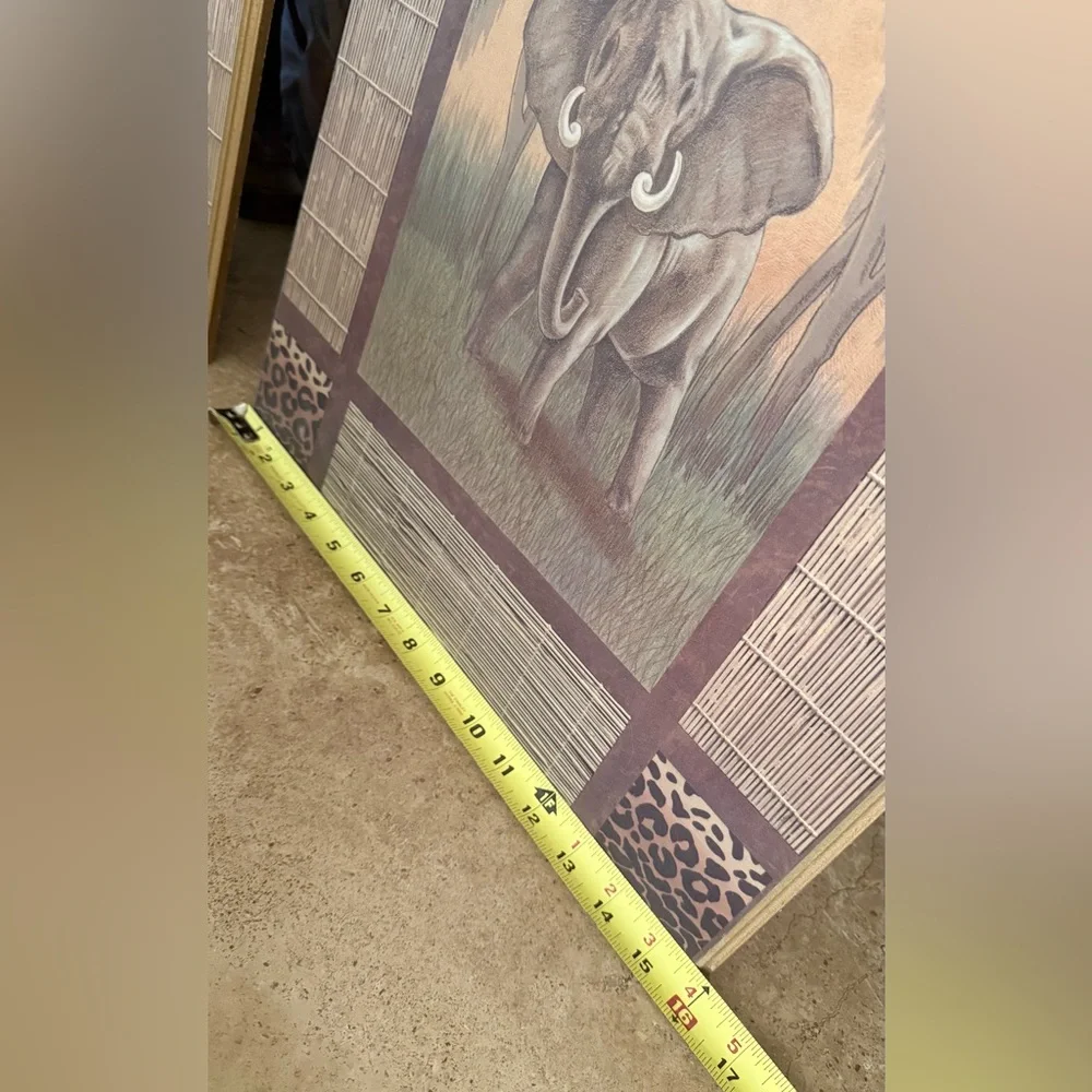 Global Safari Elephant Wall Art